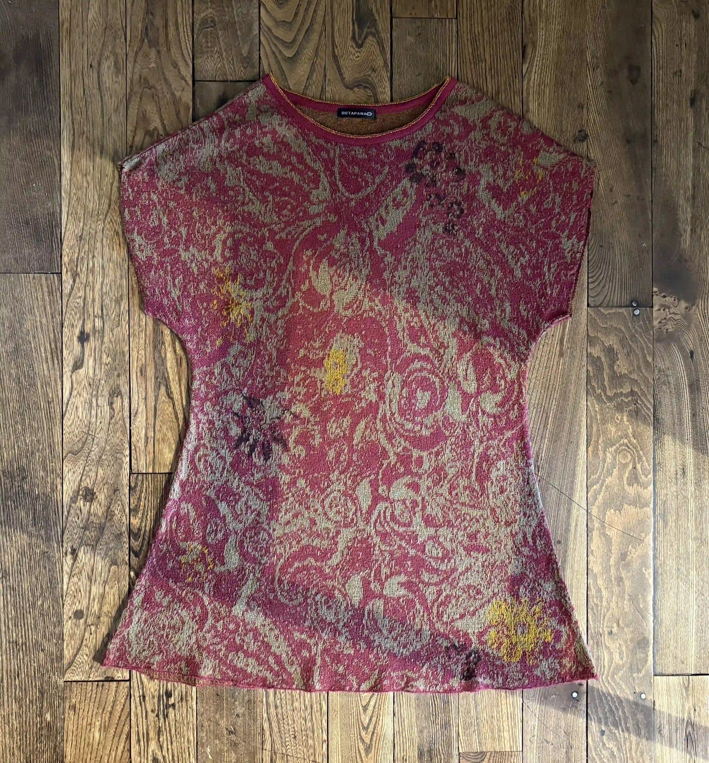Tunic sweater [4color jacquard tunic]