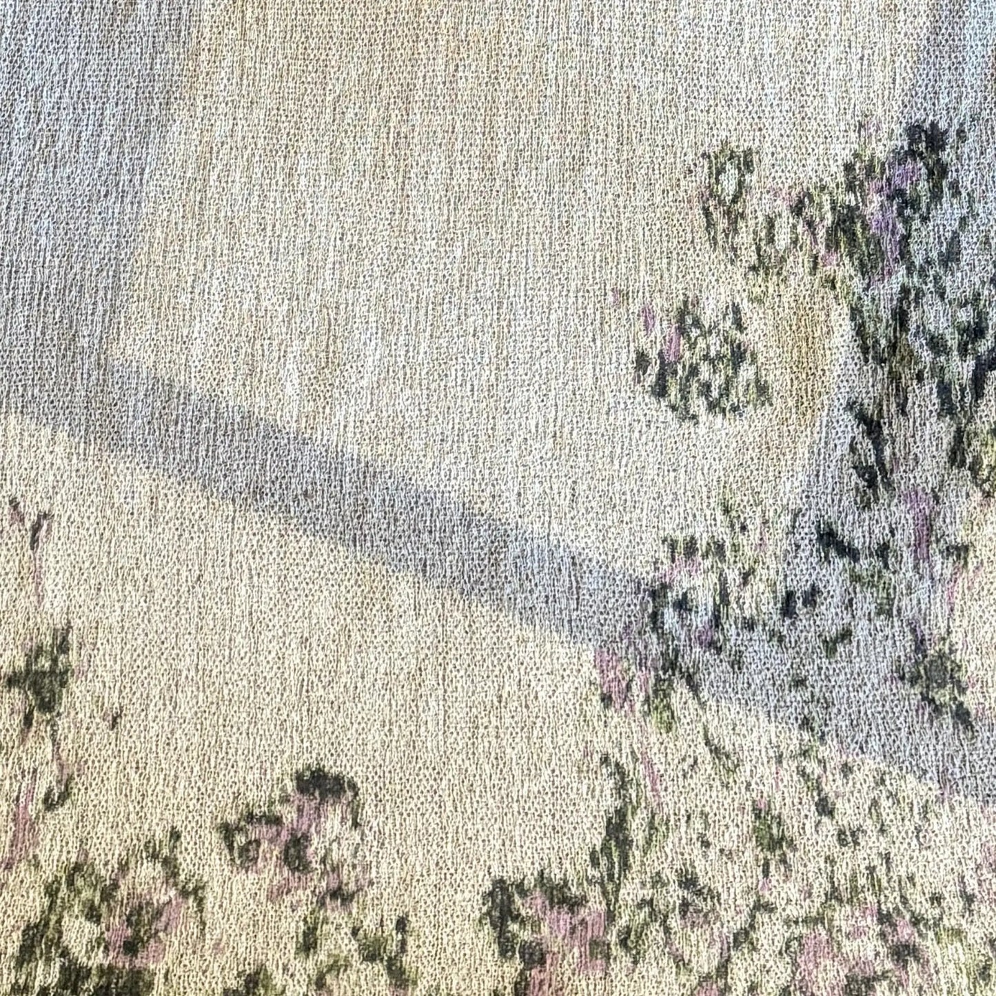 Tunic sweater [6color jacquard Raglan Florals]