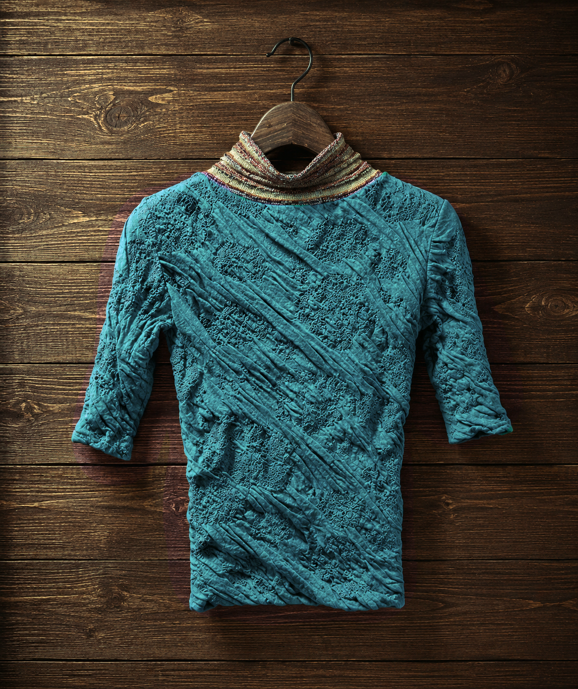 Sweater [Carving＆Mockneck] <262-345>